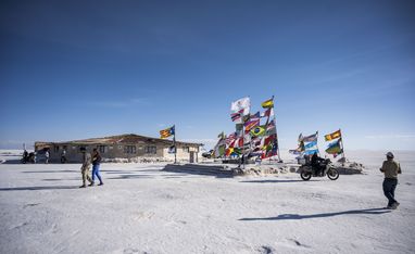 Im bolivianischen Salzsee Salar de Uyuni lagern gigantische Lithiumvorkommen.